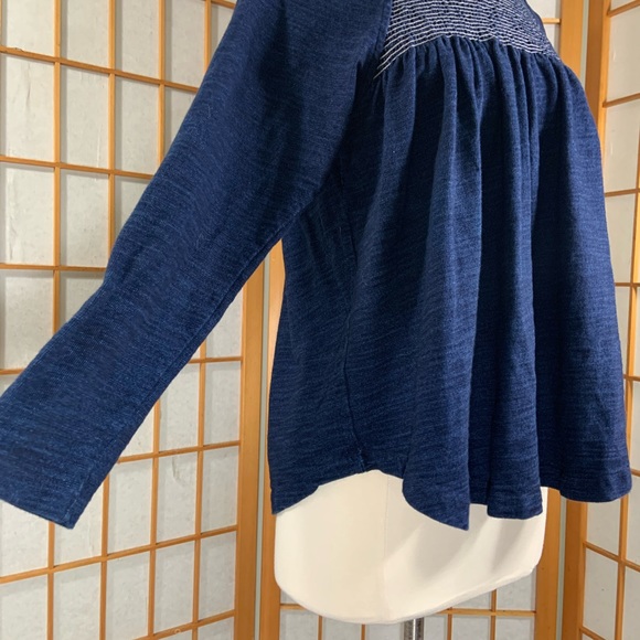 Current/Elliot dark denim blue swing top - Picture 7 of 15